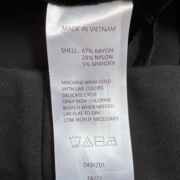 Quince Ultra Stretch Ponte Knit Pintuck Ankle Pants Side Zip GUC - Picture 7 of 8